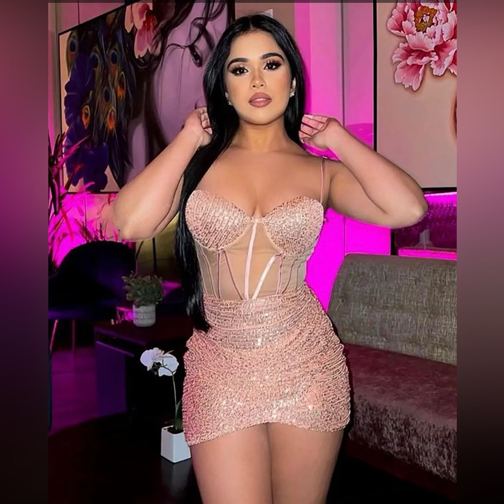Petite Always and Forever Sequin Mini Dress Fashion Nova